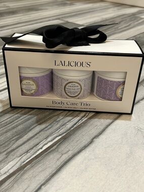 Lalicious Lavender Body Care Trio - Lavender Sugar Scrub, Body Melt & Butter